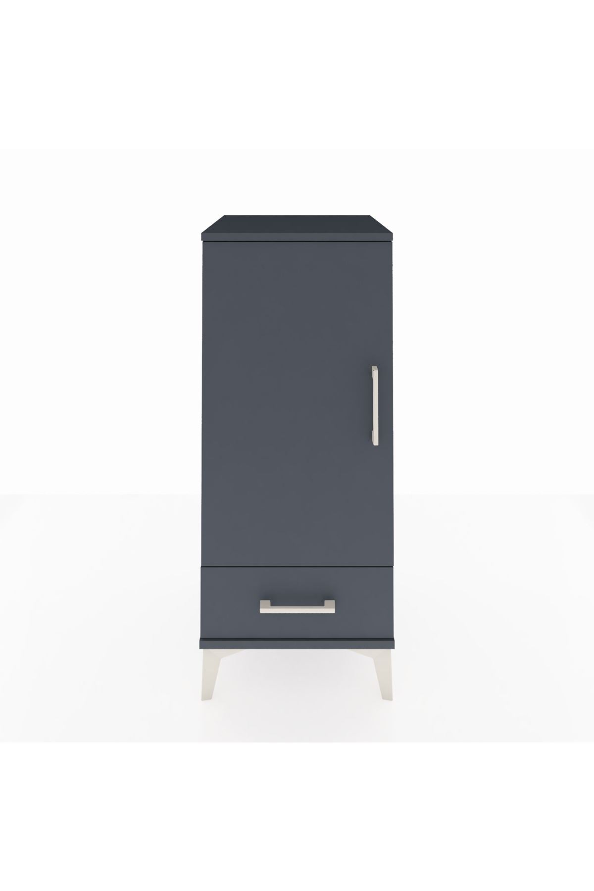 Hyperion Komodin 2 Raflı Tek Çekmeceli Tek Kapaklı 44x44x106 - S43M004V5B