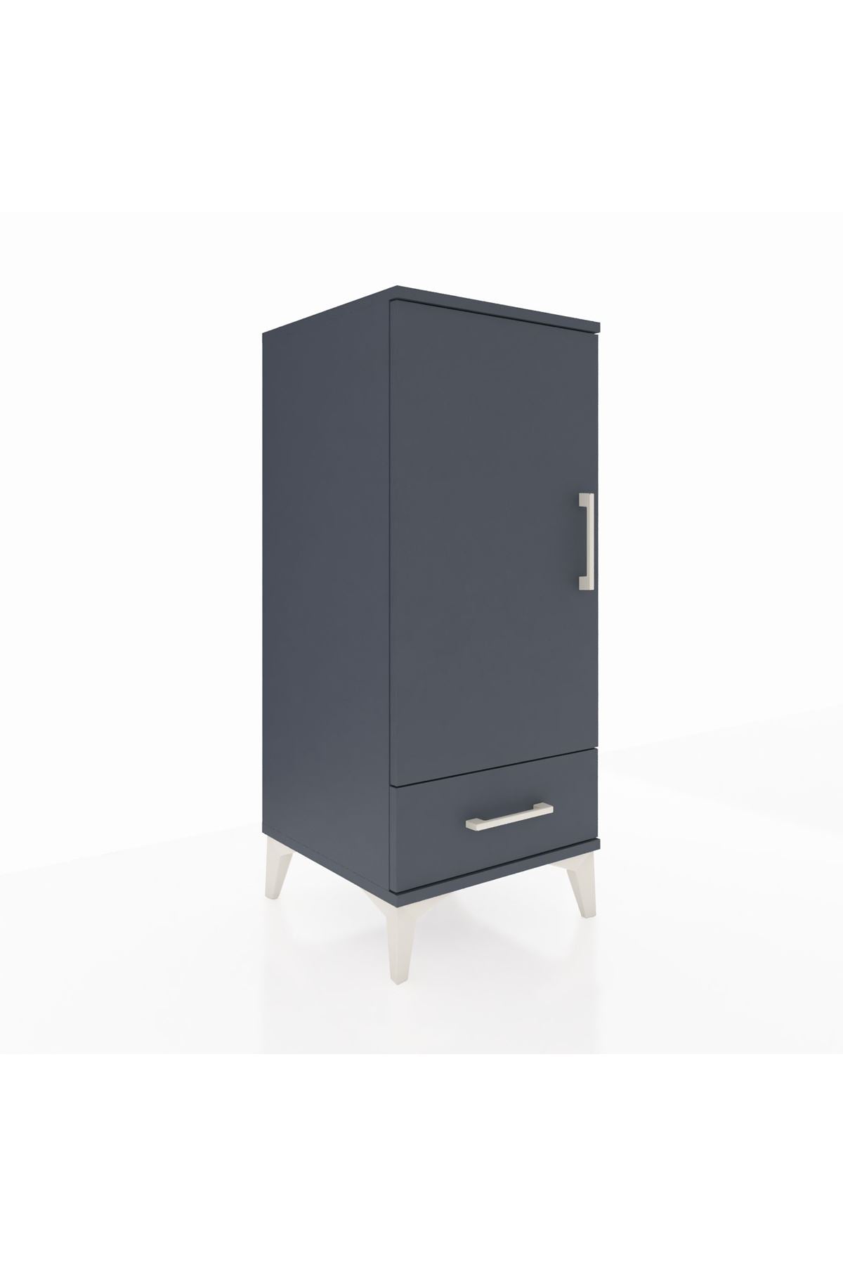 Hyperion Komodin 2 Raflı Tek Çekmeceli Tek Kapaklı 44x44x106 - S43M004V5B