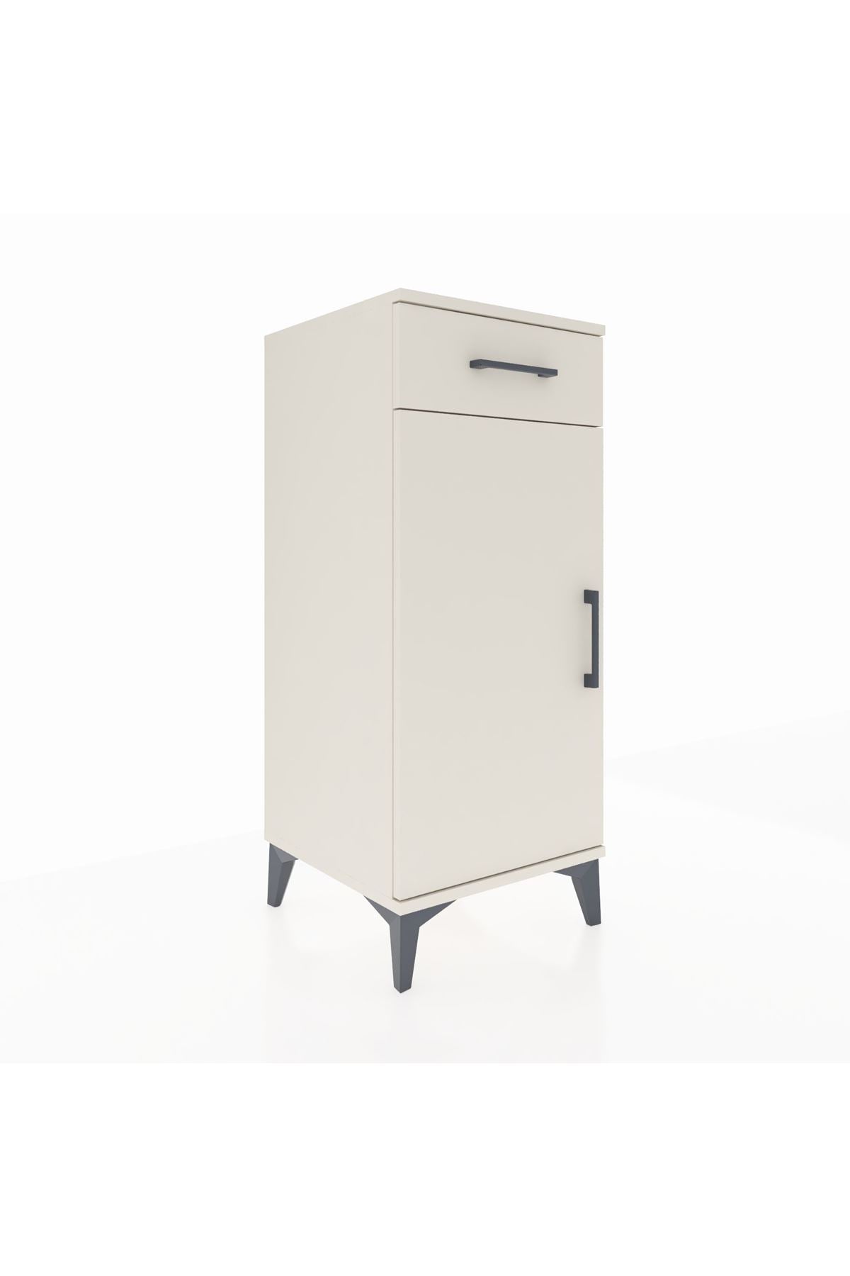 Hyperion Komodin Tek Raflı Tek Çekmeceli Tek Kapaklı 44x44x106 - S43M005V1B