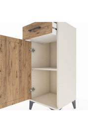 Hyperion Komodin Tek Raflı Tek Çekmeceli Tek Kapaklı 44x44x106 - S43M005V3B