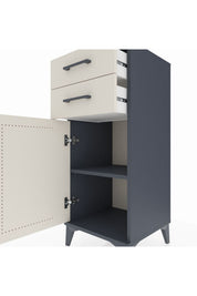 Hyperion Komodin Tek Raflı 2 Çekmeceli Tek Kapaklı 44x44x106 - S43M006V4B