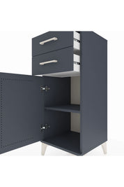 Hyperion Komodin Tek Raflı 2 Çekmeceli Tek Kapaklı 44x44x106 - S43M006V5B