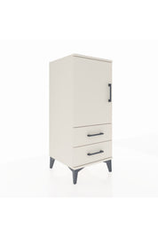 Hyperion Komodin 2 Raflı 2 Çekmeceli Tek Kapaklı 44x44x106 - S43M007V1B