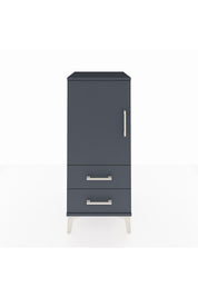 Hyperion Komodin 2 Raflı 2 Çekmeceli Tek Kapaklı 44x44x106 - S43M007V5B