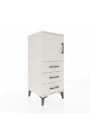 Hyperion Komodin 2 Raflı 3 Çekmeceli Tek Kapaklı 44x44x106 - S43M008V1B