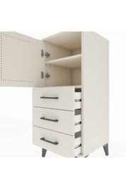 Hyperion Komodin 2 Raflı 3 Çekmeceli Tek Kapaklı 44x44x106 - S43M008V1B