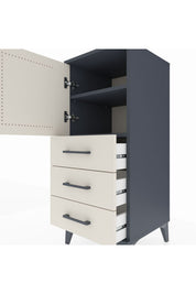 Hyperion Komodin 2 Raflı 3 Çekmeceli Tek Kapaklı 44x44x106 - S43M008V4B