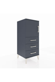 Hyperion Komodin 2 Raflı 3 Çekmeceli Tek Kapaklı 44x44x106 - S43M008V5B