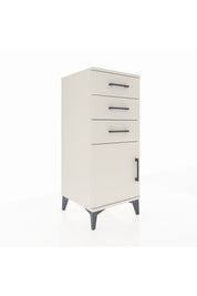 Hyperion Komodin Tek Raflı 3 Çekmeceli Tek Kapaklı 44x44x106 - S43M009V1B
