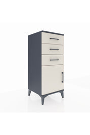 Hyperion Komodin Tek Raflı 3 Çekmeceli Tek Kapaklı 44x44x106 - S43M009V4B