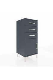 Hyperion Komodin Tek Raflı 3 Çekmeceli Tek Kapaklı 44x44x106 - S43M009V5B