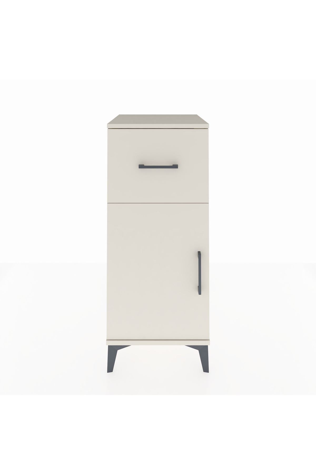 Hyperion Komodin Tek Raflı Tek Çekmeceli Tek Kapaklı 44x44x106 - S43M010V1B