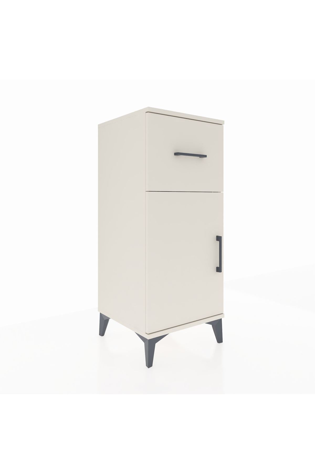 Hyperion Komodin Tek Raflı Tek Çekmeceli Tek Kapaklı 44x44x106 - S43M010V1B