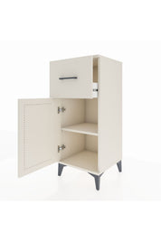Hyperion Komodin Tek Raflı Tek Çekmeceli Tek Kapaklı 44x44x106 - S43M010V1B