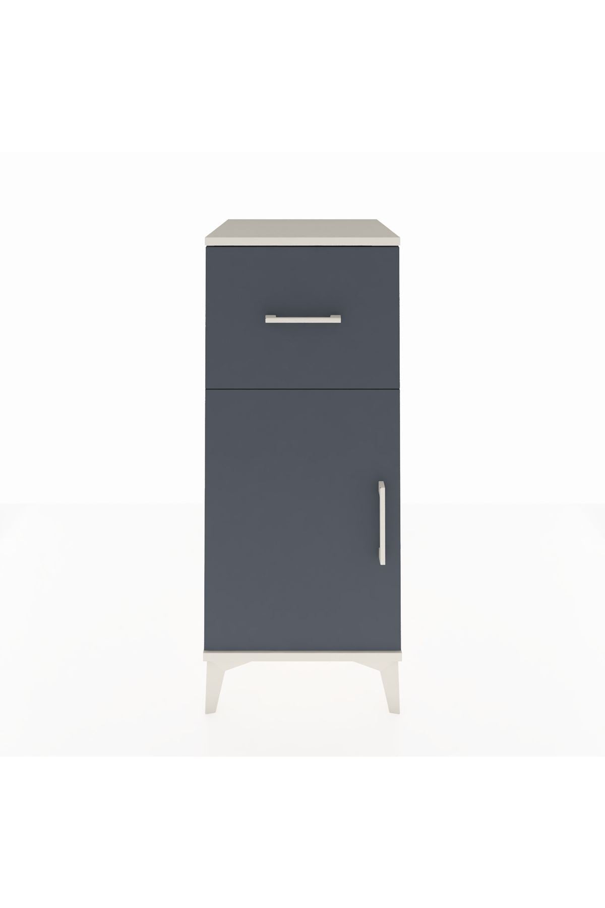 Hyperion Komodin Tek Raflı Tek Çekmeceli Tek Kapaklı 44x44x106 - S43M010V2B