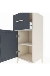 Hyperion Komodin Tek Raflı Tek Çekmeceli Tek Kapaklı 44x44x106 - S43M010V2B