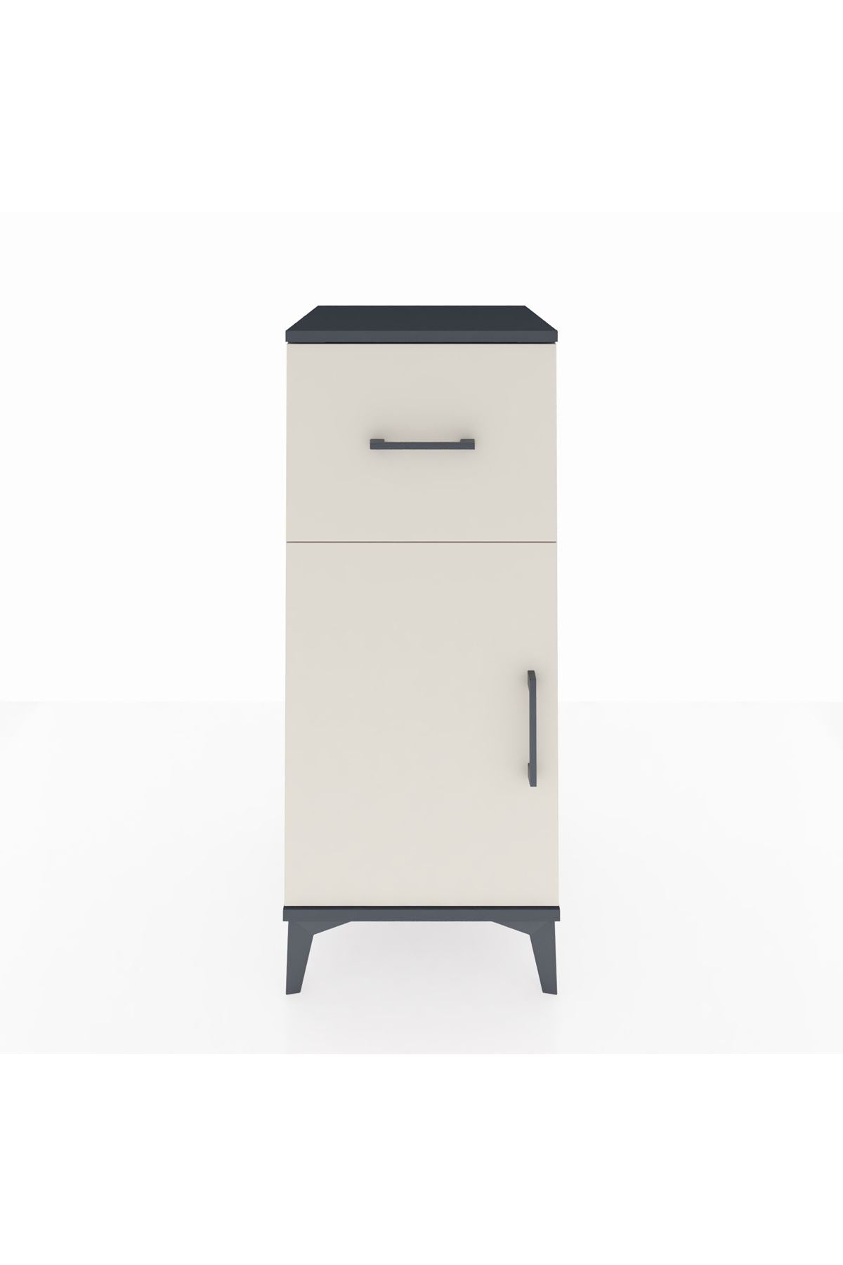 Hyperion Komodin Tek Raflı Tek Çekmeceli Tek Kapaklı 44x44x106 - S43M010V4B