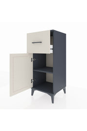 Hyperion Komodin Tek Raflı Tek Çekmeceli Tek Kapaklı 44x44x106 - S43M010V4B