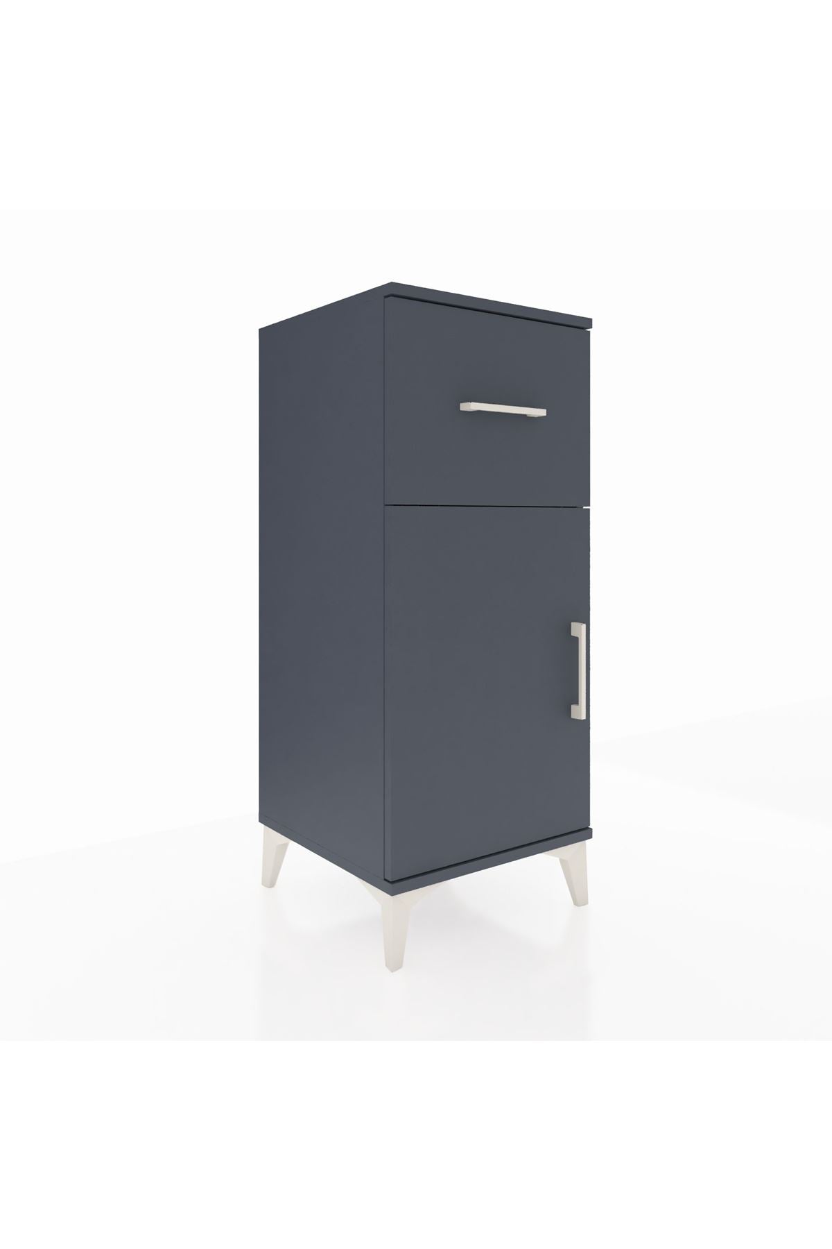 Hyperion Komodin Tek Raflı Tek Çekmeceli Tek Kapaklı 44x44x106 - S43M010V5B