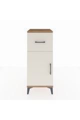 Hyperion Komodin Tek Raflı Tek Çekmeceli Tek Kapaklı 44x44x106