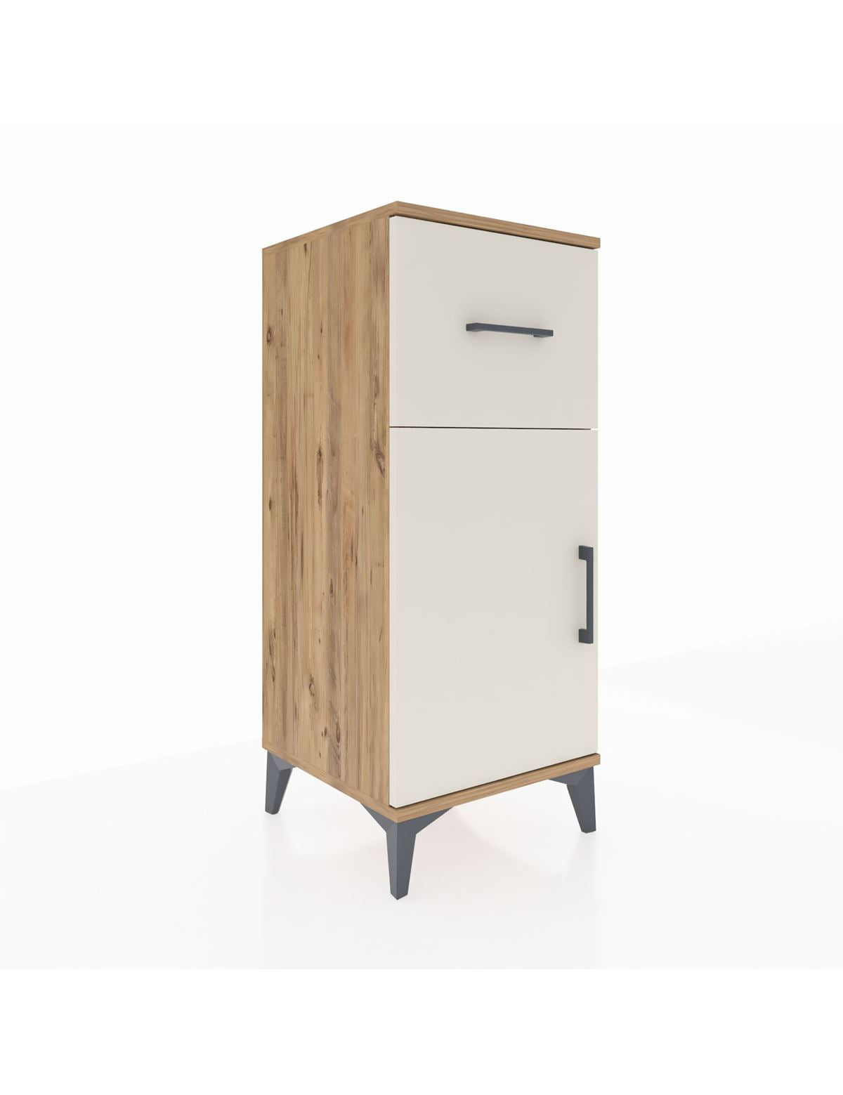 Hyperion Komodin Tek Raflı Tek Çekmeceli Tek Kapaklı 44x44x106 - S43M010V7B
