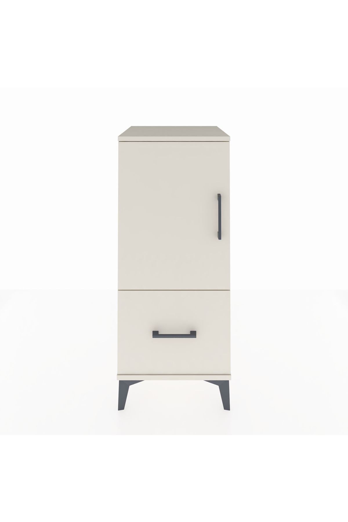 Hyperion Komodin 2 Raflı Tek Çekmeceli Tek Kapaklı 44x44x106 - S43M011V1B