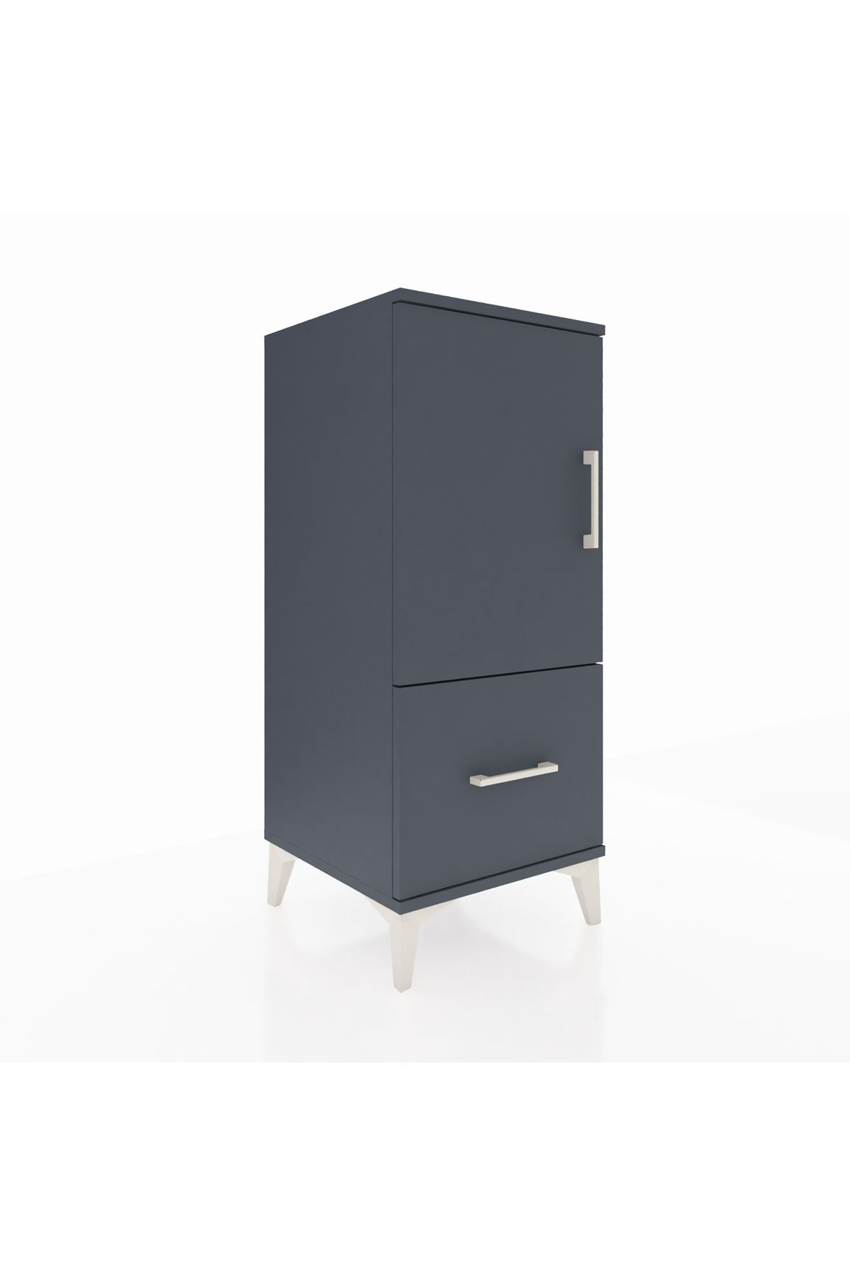 Hyperion Komodin 2 Raflı Tek Çekmeceli Tek Kapaklı 44x44x106 - S43M011V5B