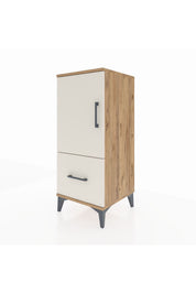 Hyperion Komodin 2 Raflı Tek Çekmeceli Tek Kapaklı 44x44x106 - S43M011V7B