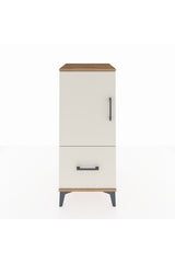 Hyperion Komodin 2 Raflı Tek Çekmeceli Tek Kapaklı 44x44x106
