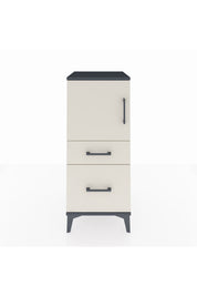 Hyperion Komodin 2 Raflı 2 Çekmeceli Tek Kapaklı 44x44x106 - S43M012V4B