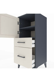 Hyperion Komodin 2 Raflı 2 Çekmeceli Tek Kapaklı 44x44x106 - S43M012V4B