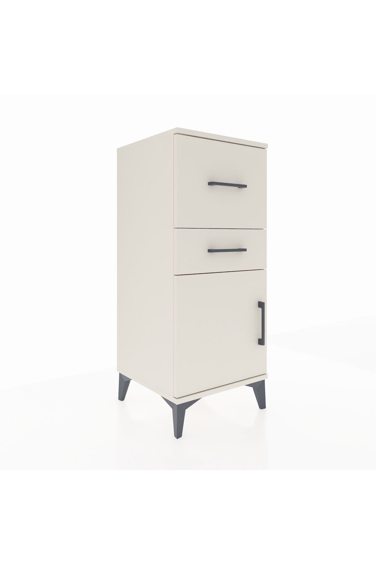 Hyperion Komodin 2 Çekmeceli Tek Kapaklı 44x44x106 - S43M013V1B