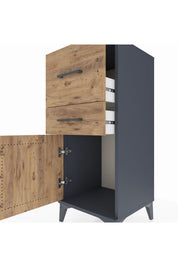 Hyperion Komodin 2 Çekmeceli Tek Kapaklı 44x44x106 - S43M013V6B