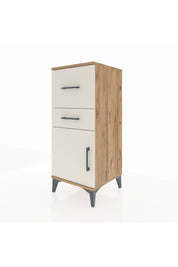 Hyperion Komodin 2 Çekmeceli Tek Kapaklı 44x44x106 - S43M013V7B