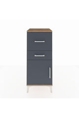 Hyperion Komodin 2 Çekmeceli Tek Kapaklı 44x44x106