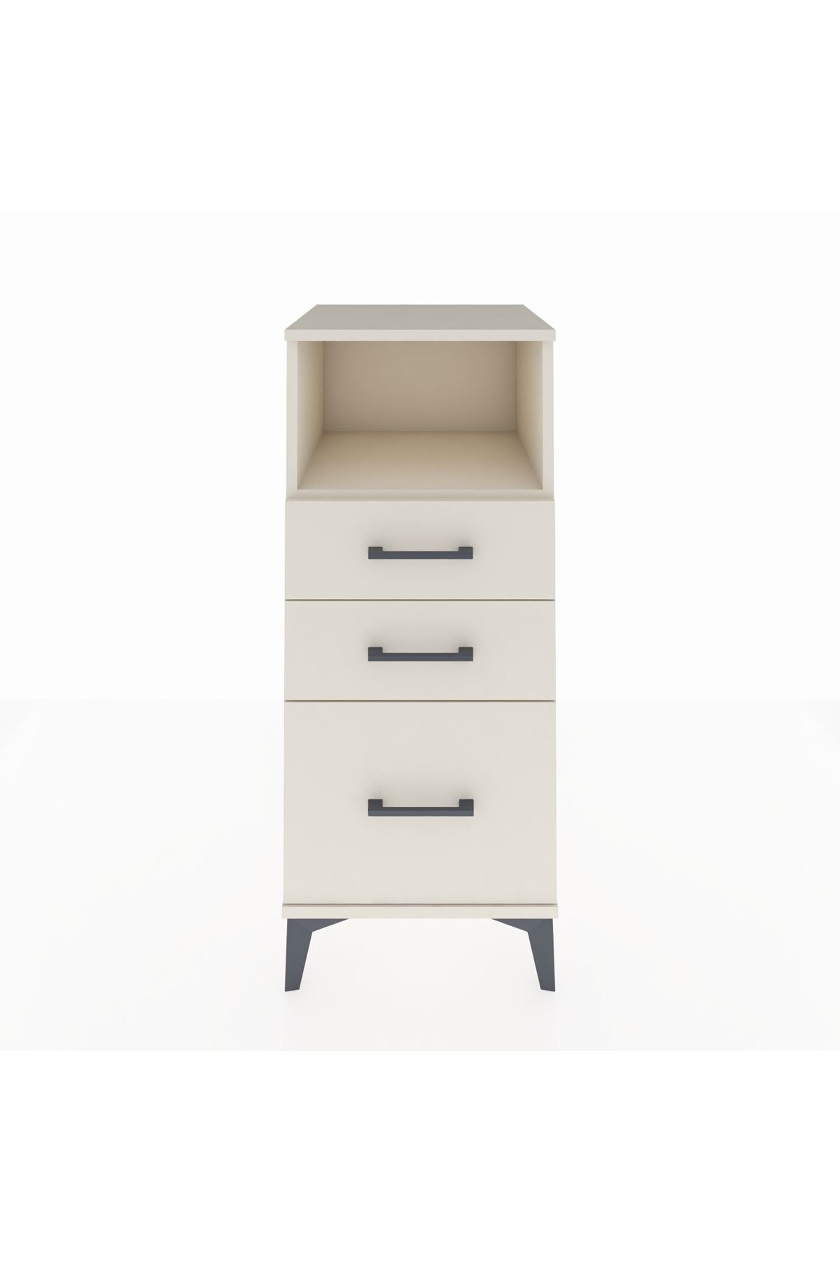 Hyperion Komodin Tek Raflı 3 Çekmeceli 44x44x106 - S43M014V1B