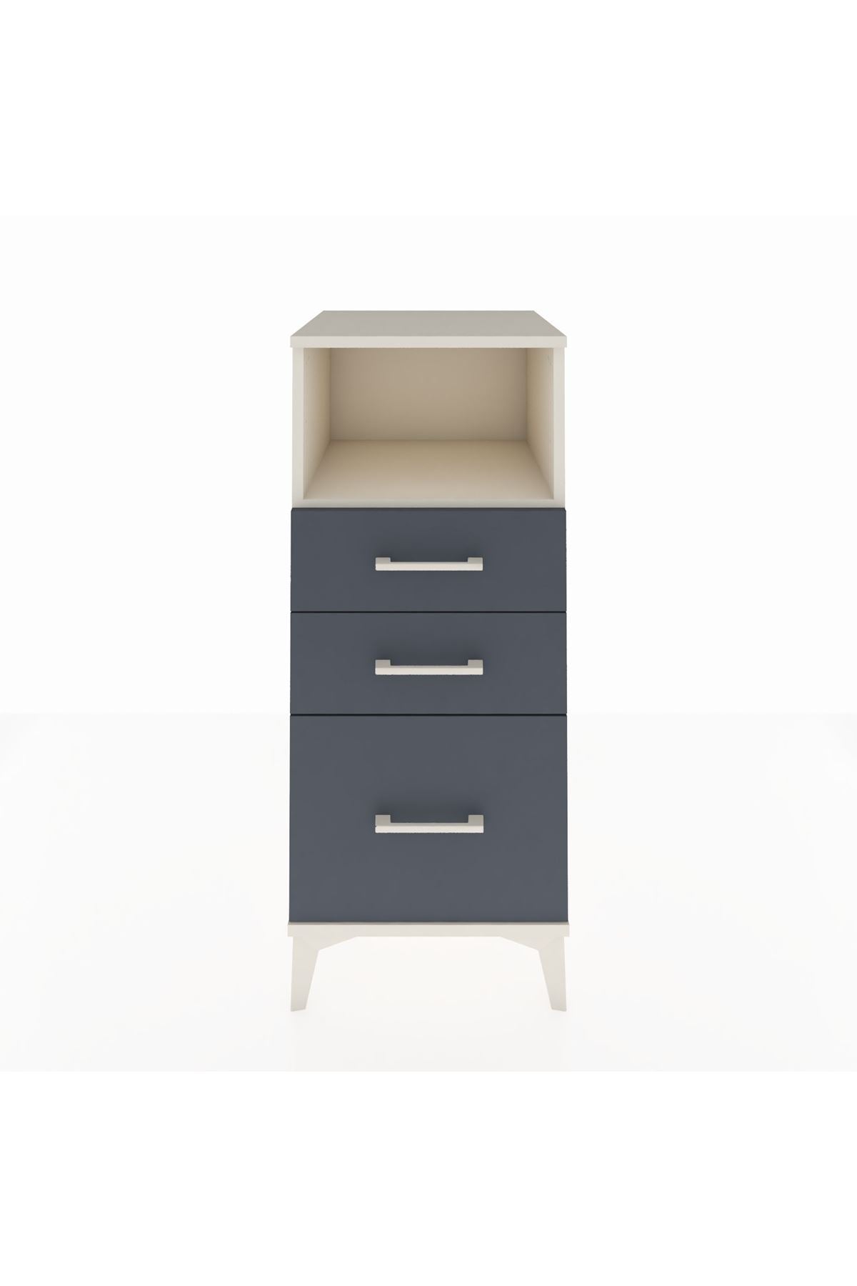 Hyperion Komodin Tek Raflı 3 Çekmeceli 44x44x106 - S43M014V2B