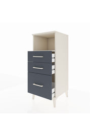 Hyperion Komodin Tek Raflı 3 Çekmeceli 44x44x106 - S43M014V2B