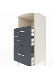Hyperion Komodin Tek Raflı 3 Çekmeceli 44x44x106 - S43M014V2B