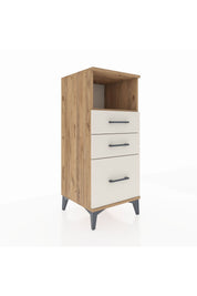 Hyperion Komodin Tek Raflı 3 Çekmeceli 44x44x106 - S43M014V7B
