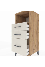 Hyperion Komodin Tek Raflı 3 Çekmeceli 44x44x106 - S43M014V7B