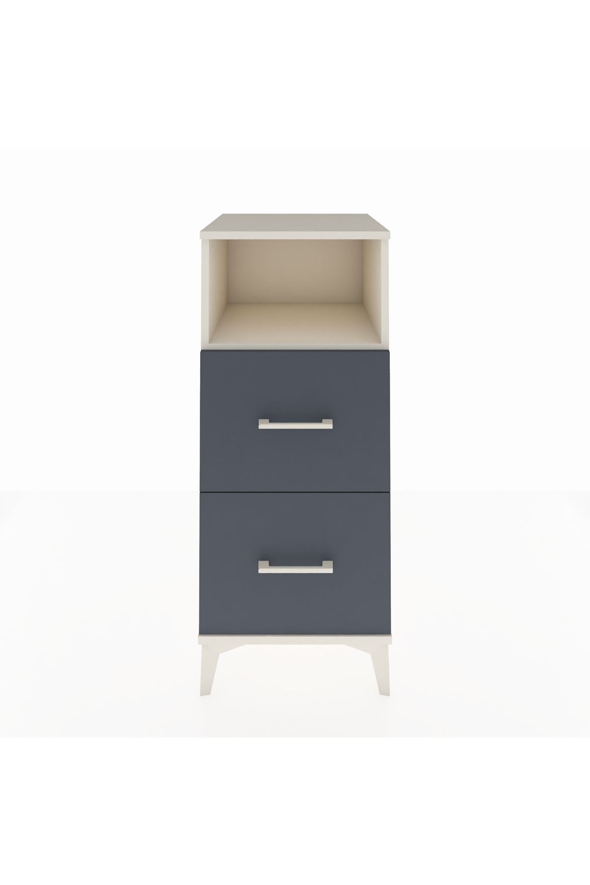 Hyperion Komodin Tek Raflı 2 Çekmeceli 44x44x106 - S43M015V2B