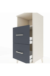 Hyperion Komodin Tek Raflı 2 Çekmeceli 44x44x106 - S43M015V2B