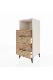 Hyperion Komodin Tek Raflı 2 Çekmeceli 44x44x106 - S43M015V3B