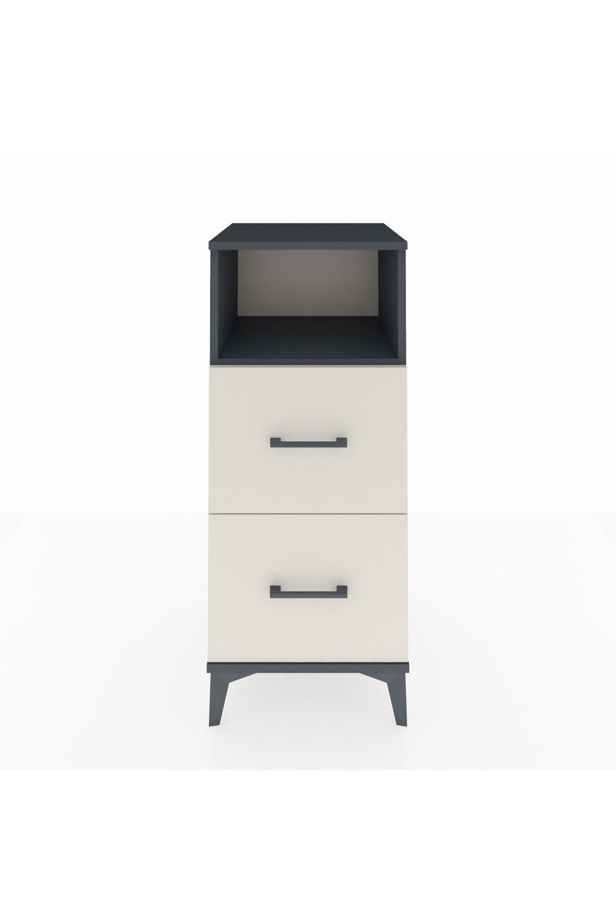 Hyperion Komodin Tek Raflı 2 Çekmeceli 44x44x106 - S43M015V4B
