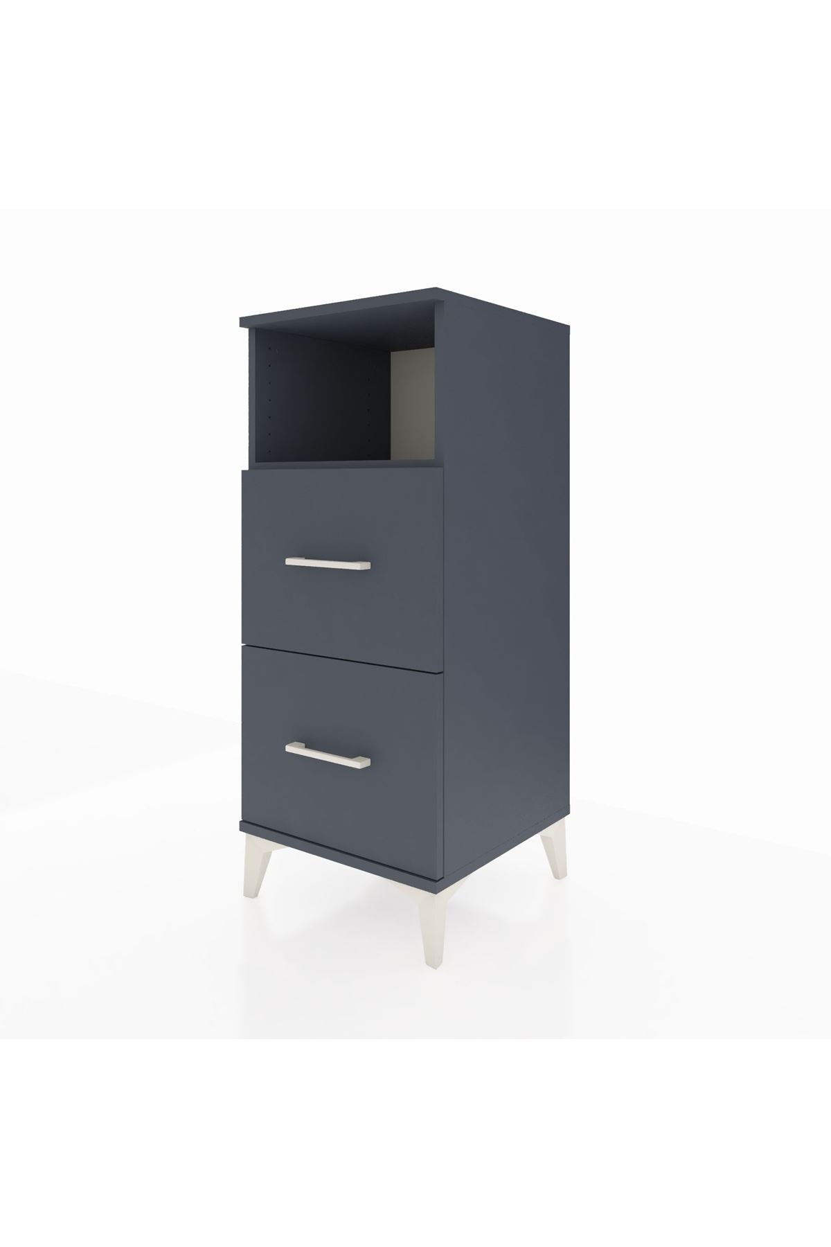 Hyperion Komodin Tek Raflı 2 Çekmeceli 44x44x106 - S43M015V5B