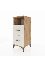 Hyperion Komodin Tek Raflı 2 Çekmeceli 44x44x106 - S43M015V7B