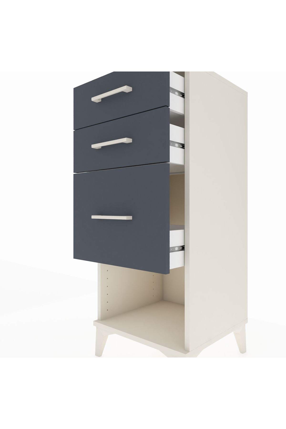 Hyperion Komodin 3 Çekmeceli 44x44x106 - S43M016V2B