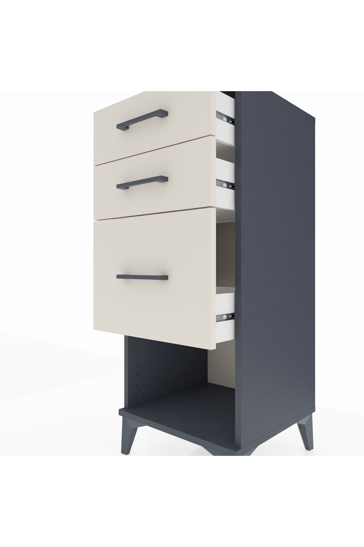 Hyperion Komodin 3 Çekmeceli 44x44x106 - S43M016V4B
