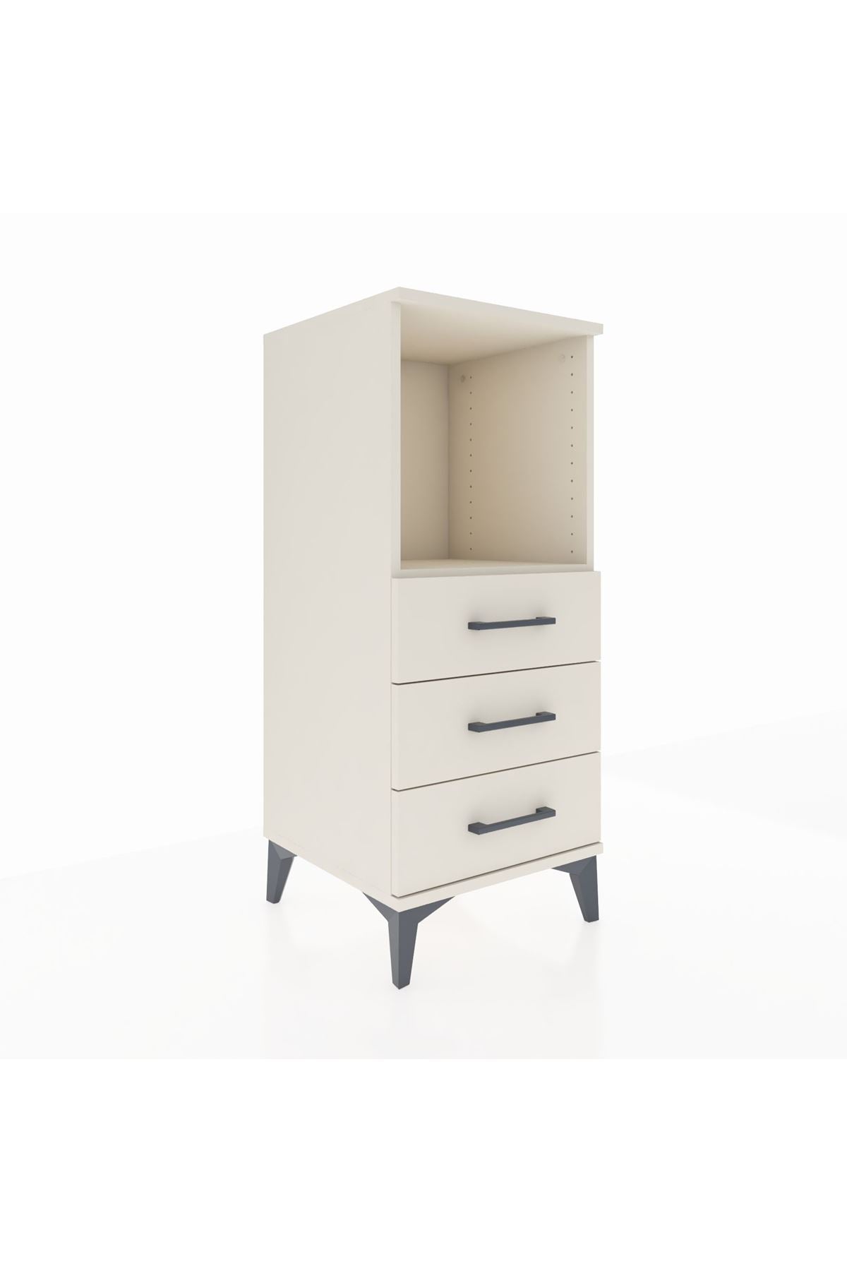 Hyperion Komodin Tek Raflı 3 Çekmeceli 44x44x106 - S43M017V1B